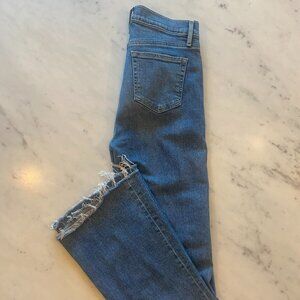 Ann Taylor Loft Slim Flare High Waisted Jeans Size 0